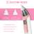 IMA Baby Electric Nasal Aspirator for Infants and Children, 6 Suction Levels, Portable, USB Rechargeable, with 500mAh Rechargeable Battery, 2 Silicone Tips, Pink 54351083