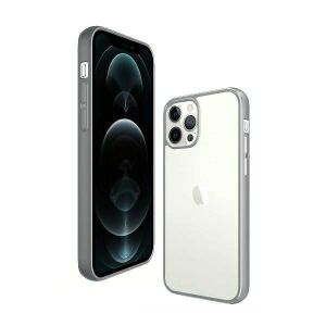 PanzerGlass ClearCase iPhone 12 Pro Max Satin Silver AB 113612162 - Artykuły techniczne i elektronika