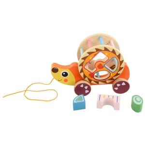 Húzós játék formabedobóval - süni 131797517 - Tolható, húzható játék