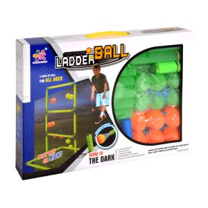 Set de joc aruncări Ladderball în cutie, joc de îndemânare în aer liber pentru copii și adulți - Jocuri de îndemânare în aer liber
