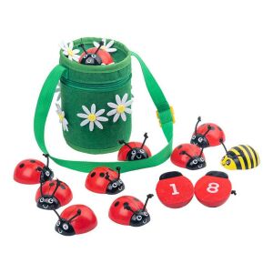 Vidám Katicás Számoló - 0-10, ladybug counting toy with bag - Nonbrand Developmental Toy for Preschooler