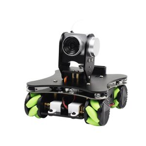 Omniduino mini robot omnidirecțional cu cameră HD și roți Mecanum - Jocuri educative pentru școlari