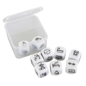 Sztorikocka Rutina zilnică Zaruri de poveste pentru povestiri creative - Jocuri educative pentru școlari