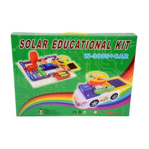 Solar Educational Kit - 33 Pieces - Car Model. Build over 5000 circuits with this educational electronics kit. Great for STEM learning. - Science & Discovery Toy