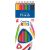 ICO Colored Pencil Set, Triangular, ICO "Creative kids", 12 different colors 55021584