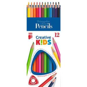 ICO Creative Kids 12 triangular color pencils - Pen & Pencil