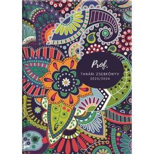 TOPTIMER Tanári zsebkönyv, 2023/2024 tanév, A5, heti, TOPTIMER, "Oriental"