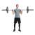 Férfi súlyemelés inSPORTline OLYMPIC OB-86 PCWC olimpiai rúddal és súlytárcsákkal