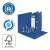 LEITZ blue ring binder, 80mm, A4, recycled, 180 Recycle, open, with certifications