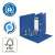 LEITZ blue ring binder, 80mm, A4, recycled, 180 Recycle, open, with certifications