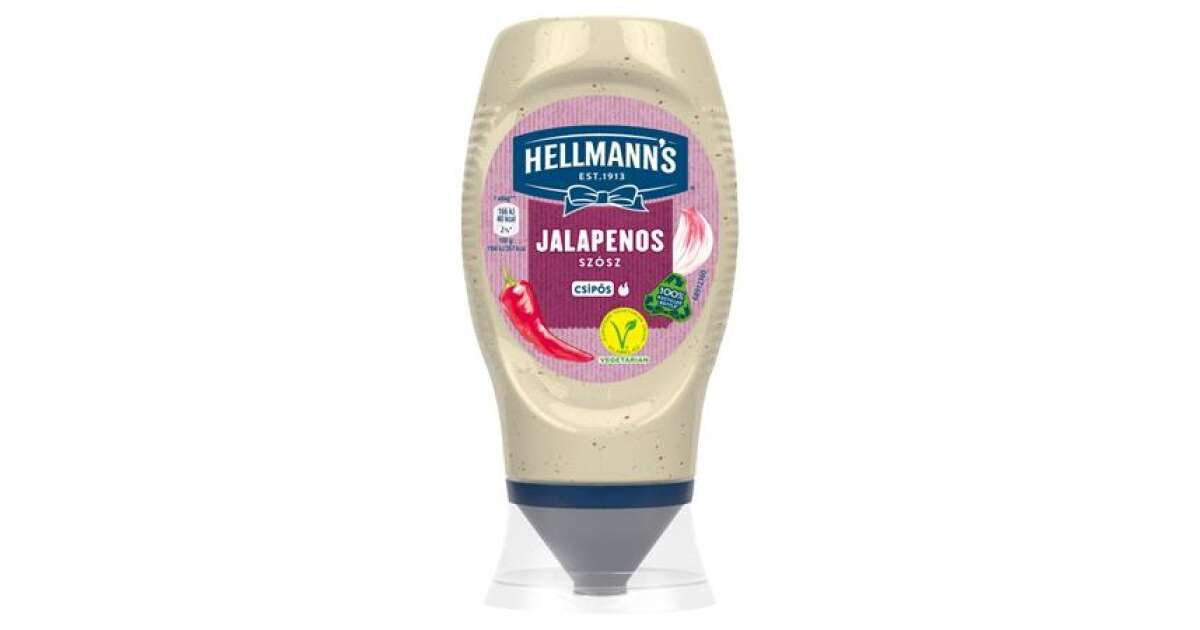 HELLMANNS JalapenoSauce, pikant, 250 g, HELLMANNS