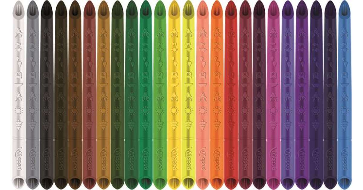 MAPED Set de creioane colorate, triunghiular, MAPED "Color`Peps INFINITY", 24 de culori diferite 54385820