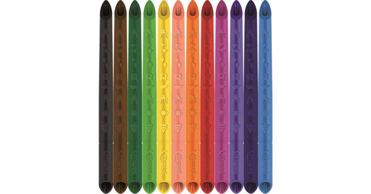 MAPED Set de creioane colorate, triunghiulare, MAPED "Color`Peps INFINITY", 12 culori diferite 54385851