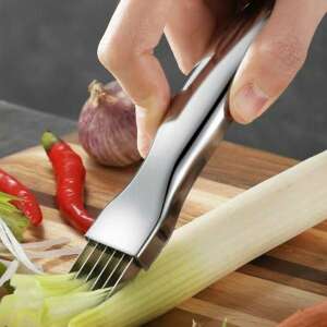 Stainless steel vegetable chopper, vegetable knife, chopping green onions - Handheld slicer