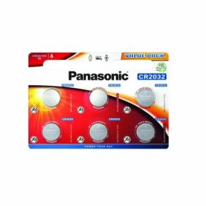 Panasonic CR2032 3V Lítium Gomb Akku - 6 db