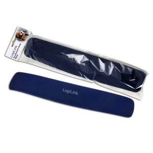 LogiLink blue keyboard wrist rest, ergonomic support for comfortable typing - Wrist support