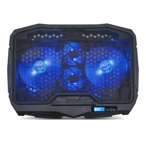 Spirit of Gamer AIRBLADE 600 BLUE hladilo za hlađenje prijenosnog računala, crno, 17 inča - Dodatak za laptop