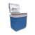 TOO ECW-124-BL electric cooler, open lid, blue