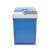 TOO ECW-124-BL electric cooler, side view, blue