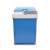 TOO ECW-124-BL electric cooler, side view, blue