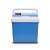 TOO ECW-124-BL electric cooler and warmer, blue, front view