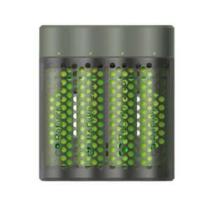 Ładowarka baterii GP Speed M451 4-gniazdowa USB z 4 bateriami AA ReCyko 2700 - Ładowarka