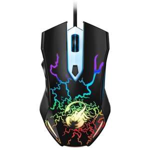 Genius Scorpion Spear black gaming mouse with RGB lighting - Peripheral