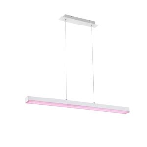 TRIO Livaro weiße LED Pendelleuchte mit RGBW Farbwechsel - Deckenleuchten