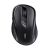 Rapoo M500 black wireless mouse, angled view