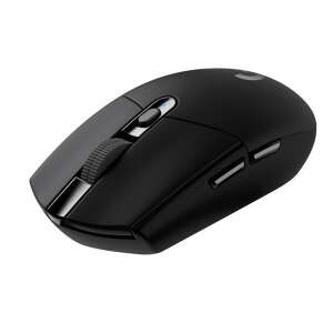 Logitech G305 Lightspeed Wireless Gaming Mouse, Black, angled view - Logitech Mouse