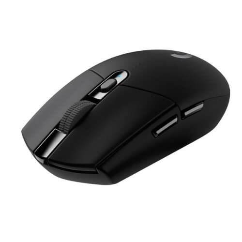 Mouse Gaming Logitech G305 Lightspeed Wireless, Negru, vedere din unghi