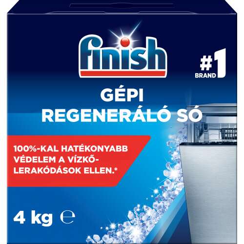 Sól do zmywarki Finish 4 kg, só regenerujący do zmywarek, chroni przed osadzaniem się kamienia