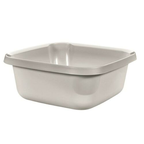 Bol pătrat Curver Essentials 12L, cadă din plastic gri