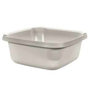 Miska kwadratowa Curver Essentials 12L, szara plastikowa - Miska