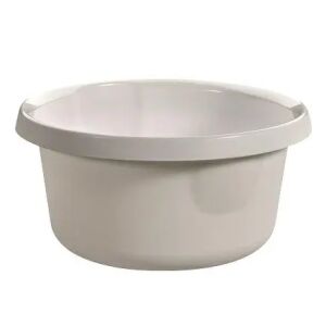 CURVER Essentials 6L Round Bowl, Grey Plastic Basin - Bowl
