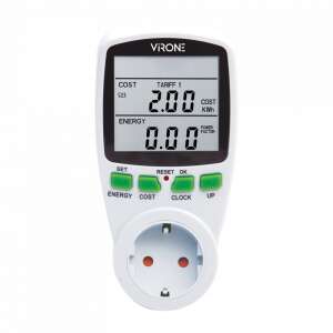 Virone Energiamérő - Kettős Tarifa - LCD Kijelző
