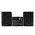 Sharp XL-B512BK Bluetooth Micro-HiFi-System mit Holzlautsprechern, Schwarz