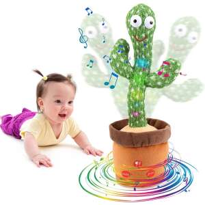 Táncoló és éneklő plüss kaktusz - gyereknapra a legtökéletesebb ajándék! 54410252 Interaktív plüss