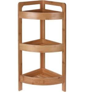 Łazienka Solutions Półka łazienkowa, bambus, 23x23x61 cm, brązowa 54411594 - Półka łazienkowa