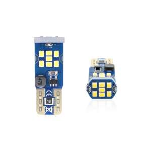 CANBUS UltraBright T10 W5W 21 SMD weiß 12V/24V LED-Lampensatz für Auto - AMiO Auto-Lichter