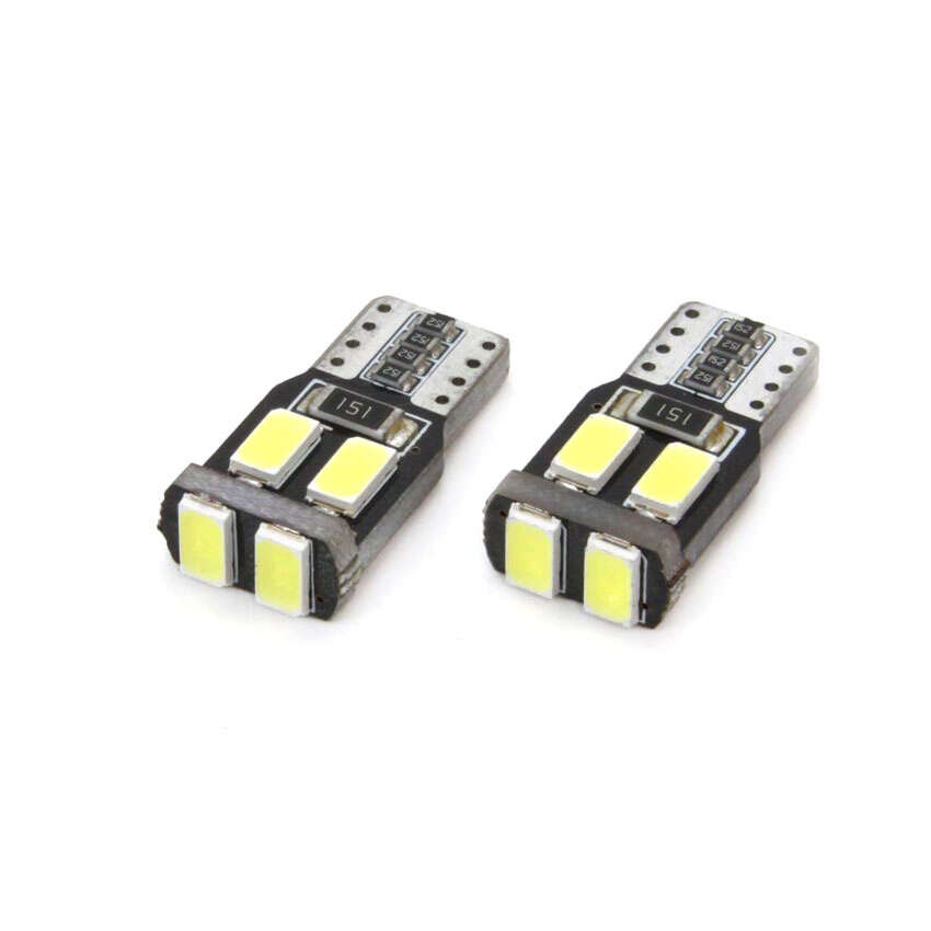 CANBUS T10 W5W 6 SMD white 12V LED bulb set for car