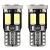 T10 W5W 6 SMD Fehér LED Autó Izzók, CANBUS Hibamentes, 12V