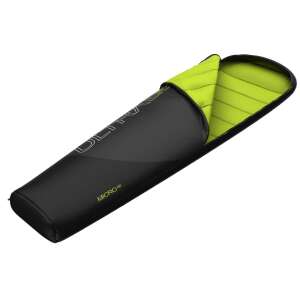 Hannah Micro 80 hálózsák, fekete és zöld színben, ultralight, kempingezéshez, túrázáshoz, trekkinghez - Hannah