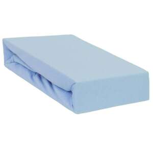Qmini - Vízhatlan lepedő, rugalmas, ágyhoz 120x60 cm, Jersey, kék 54497380 