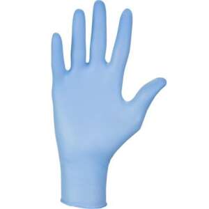 Blue nitrile disposable gloves, powder-free, size S, 100 pieces, Isotrade - Work gloves