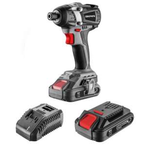 Graphite 18V akkus ütvecsavarozó készlet 2 akkumulátorral és töltővel - Graphite