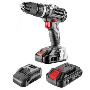 Graphite Energy 18V akkus fúró-csavarozó készlet 2Ah akkumulátorral és töltővel - Graphite