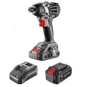 Graphite 18V akkumulátoros ütvecsavarozó 2 x 4Ah akkumulátorral és töltővel - Graphite