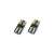 Set of 2 becuri UltraBright T10e W5W LED car bulbs