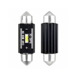 C5W CANBUS LED Крушка - 36мм Бяла - Вътрешно Осветление на Автомобила - AMiO Автомобилна крушка